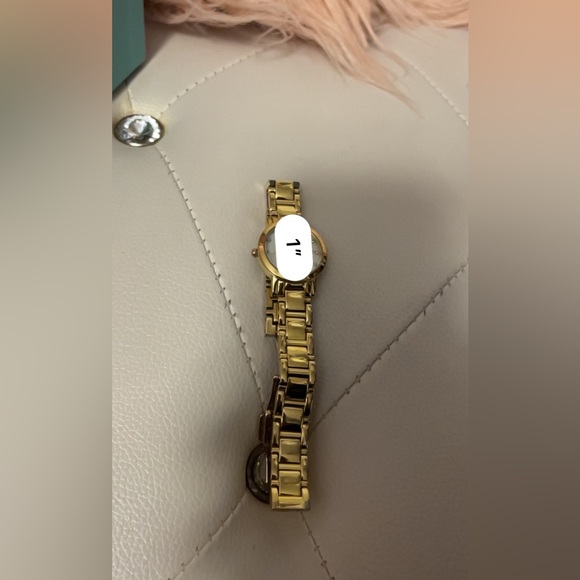 Kate Spade Gramercy Gold Tone Stainless Steel Crystal Accented Watch - Picture 7 of 16
